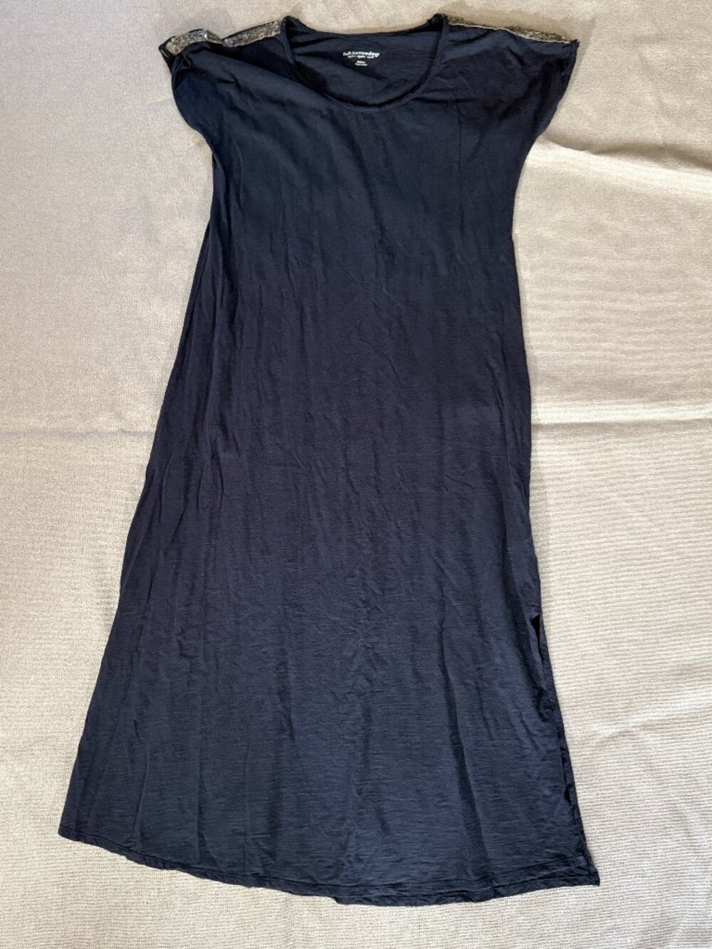 Soft Surroundings Dress Size M Dark Blue